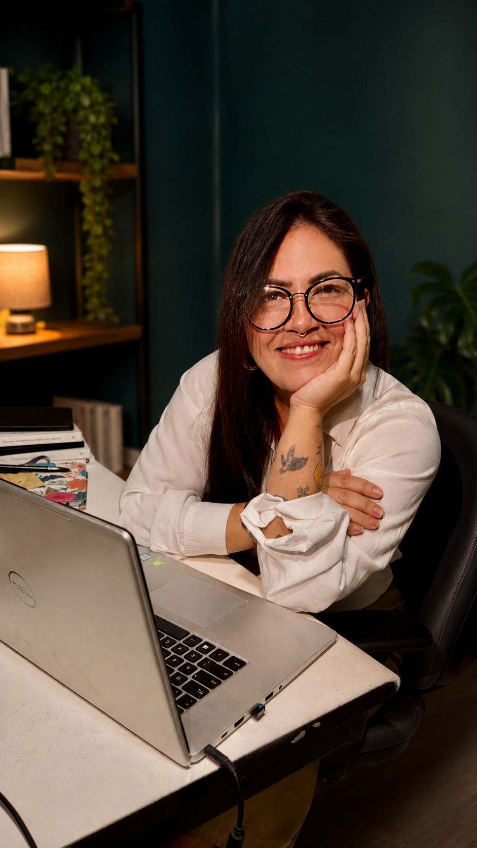 Regislene Carvalho sorrindo
